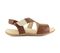 Strive Jinny - Women's Slide, Backstrap, Adjustable - Women's Sandal - Tan - Side