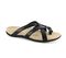 Strive Lola - Women's Toe Loop Sandal - Black - Angle