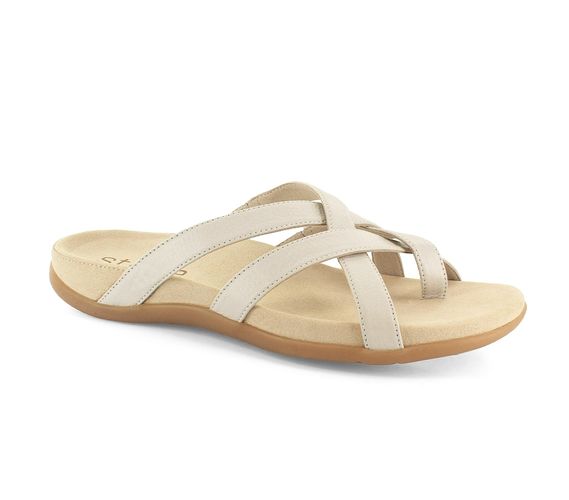 Strive Lola - Women's Toe Loop Sandal - Latte - Angle