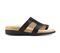 Strive Savannah - Women's Toe Loop, Elevated heel, Women's Sandals - Black - Side