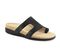 Strive Savannah - Women's Toe Loop, Elevated heel, Women's Sandals - Black - Angle