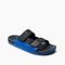 Reef Cushion Tradewind Men\'s Sandals - Black/blue/black - Angle