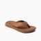 Reef Leather Santa Ana Men\'s Sandals - Brown - Angle