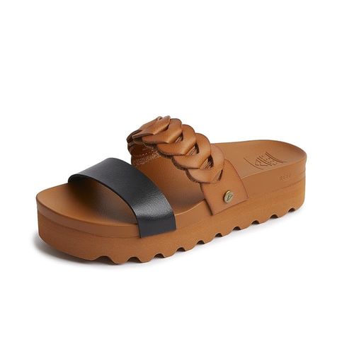Reef Cshn Vista Hi Twist Women's Sandals - Cognac Black
