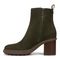 Vionic Truckee womens Ankle/Bootie Short Boot - Dark Khaki - Left Side