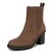 Vionic Truckee womens Ankle/Bootie Short Boot - Driftwood - Left angle