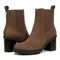 Vionic Truckee womens Ankle/Bootie Short Boot - Driftwood - pair left angle