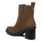 Vionic Truckee womens Ankle/Bootie Short Boot - Driftwood - Back angle