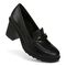 Vionic Tiburon womens Slip On/Loafer/Moc Shoe - Black - TIBURON-J0722L1001-BLACK-13fl-med