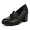 Vionic Tiburon womens Slip On/Loafer/Moc Shoe - Black - Left angle