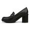 Vionic Tiburon womens Slip On/Loafer/Moc Shoe - Black - Left Side