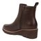Vionic Aria womens Ankle/Bootie Short Boot - Dark Brown - Back angle