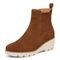 Vionic Aria womens Ankle/Bootie Short Boot - Hazelnut - Left angle