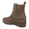 Vionic Aria Women's Comfortable Supportive Ankle Boot - Stone - Back angle