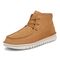 Vionic Uptown Chukk mens Chukka Short Boot - Light Brown - Left angle