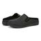 Vionic Unwind mens Mule/Clog Slipper - Black - pair left angle