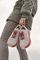Vionic Walk Max Sie womens Oxford/Lace Up Sneaker - Soft Oyster/Viva Mag - 0127-med