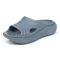 Vionic Cove Rx unisex Slide Sandal - Vintage Blue Haze - Left angle