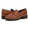 Vionic Fillmore womens Slip On/Loafer/Moc Shoe - Tan - pair left angle