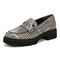 Vionic Fillmore womens Slip On/Loafer/Moc Shoe - Black/white - Left angle
