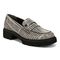Vionic Fillmore womens Slip On/Loafer/Moc Shoe - Black/white - Angle main