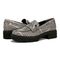 Vionic Fillmore womens Slip On/Loafer/Moc Shoe - Black/white - pair left angle
