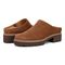 Vionic Fairfax womens Mule/Clog Shoe - Hazelnut - pair left angle