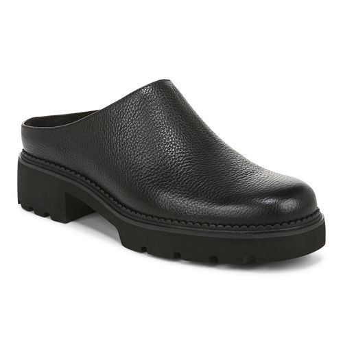 Vionic Fairfax womens Mule/Clog Shoe - Black - Angle main