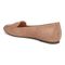 Vionic Hayes womens Ballerina/Skimmer Shoe - Polluted Rose Gold - Back angle