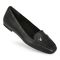 Vionic Hayes womens Ballerina/Skimmer Shoe - Black - HAYES-J0816L4002-BLACK-13fl-med