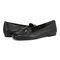 Vionic Hayes womens Ballerina/Skimmer Shoe - Black - pair left angle