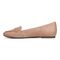 Vionic Hayes womens Ballerina/Skimmer Shoe - Polluted Rose Gold - Left Side