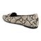 Vionic Hayes womens Ballerina/Skimmer Shoe - Ivory Multi - Back angle