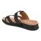 Vionic Carmela Women's Thong Sandals - Black Leather - Back angle