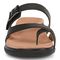 Vionic Carmela Women's Thong Sandals - Black Leather - Front