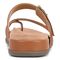 Vionic Carmela Women's Thong Sandals - Tan Leather - Back