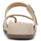 Vionic Carmela Women's Thong Sandals - Oatrmeal Leather - Back