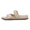 Vionic Carmela Women's Thong Sandals - Oatrmeal Leather - Left Side