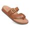 Vionic Carmela Women's Thong Sandals - Tan Leather - CARMELA-J0829L1200-TAN-13fl-med