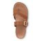 Vionic Carmela Women's Thong Sandals - Tan Leather - Top