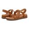 Vionic Cypress Womens Strappy Sandal Sandals - Tan Leather - pair left angle
