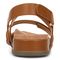 Vionic Cypress Womens Strappy Sandal Sandals - Tan Leather - Back
