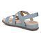Vionic Cypress Womens Strappy Sandal Sandals - Vintage Blue Leather - Back angle