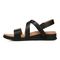 Vionic Cypress Womens Strappy Sandal Sandals - Black Leather - Left Side