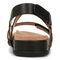 Vionic Cypress Womens Strappy Sandal Sandals - Black Leather - Back