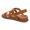 Vionic Cypress Womens Strappy Sandal Sandals - Tan Leather - Back angle