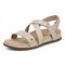 Vionic Cypress Womens Strappy Sandal Sandals - Parchment Leather - Left angle