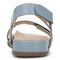 Vionic Cypress Womens Strappy Sandal Sandals - Vintage Blue Leather - Back