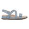 Vionic Cypress Womens Strappy Sandal Sandals - Vintage Blue Leather - Right side