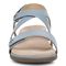 Vionic Cypress Womens Strappy Sandal Sandals - Vintage Blue Leather - Front